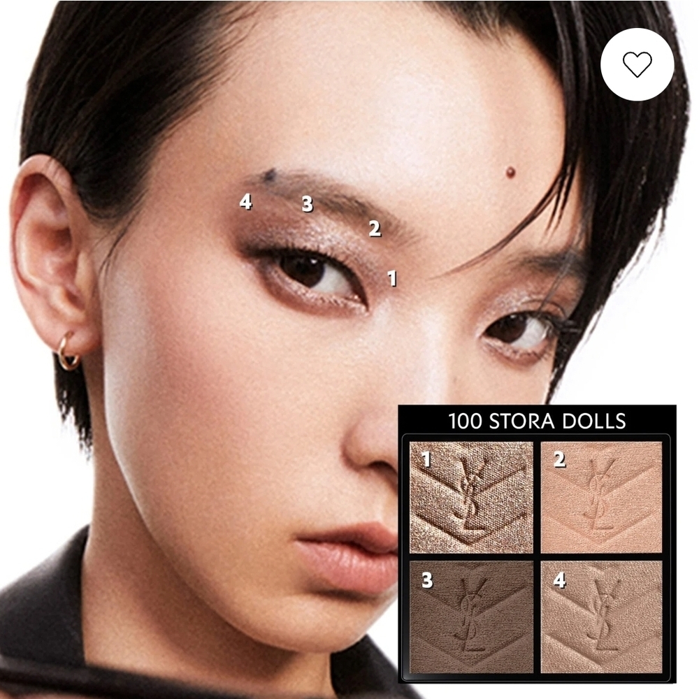 Yves Saint Laurent Couture Mini Clutch Eyeshadow Palette - Stora Dolls - Picture 6 of 7